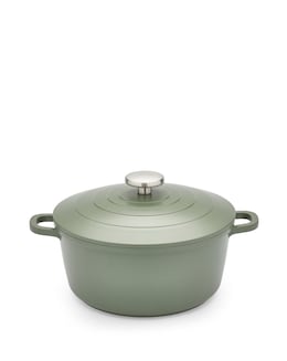 Morphy Richards Cast Aluminium 24cm Green Casserole Dish
