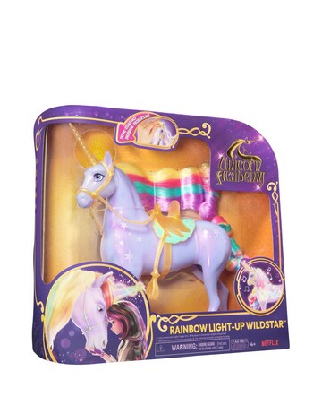 Unicorn Academy 11-inch Rainbow Light-Up Wildstar Unicorn
