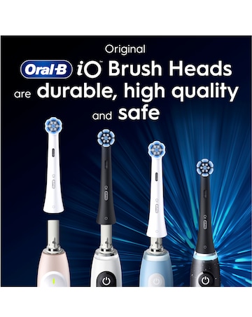Oral-B iO Gentle Clean Black Refill heads 4 Pack
