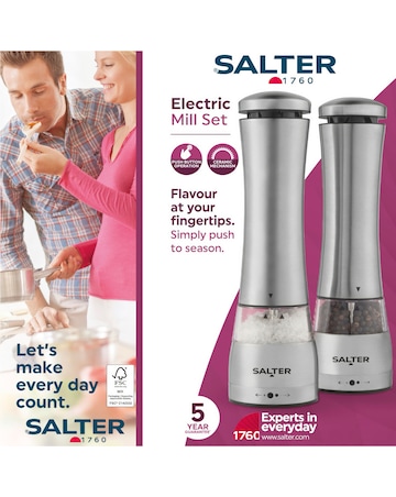 Salter Electric Mill Set