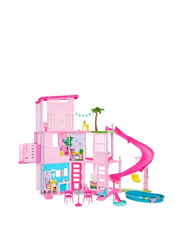 Barbie Dreamhouse Playset with 75+ Accessories & 3-Story Slide
