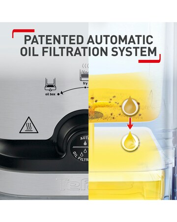 Tefal FR804040 3.5 Litre Stainless Steel Oleoclean Pro Deep Fryer