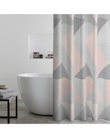 Catherine Lansfield Larsson Geo Shower Curtain