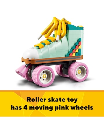 LEGO Creator 3in1 Retro Roller Skate & Toy Skateboard 31148