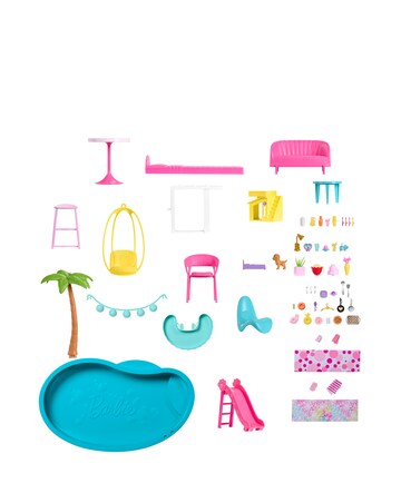 Barbie Dreamhouse Playset with 75+ Accessories & 3-Story Slide