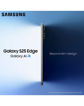 Samsung Galaxy S25 Edge 512GB - Titanium Icyblue