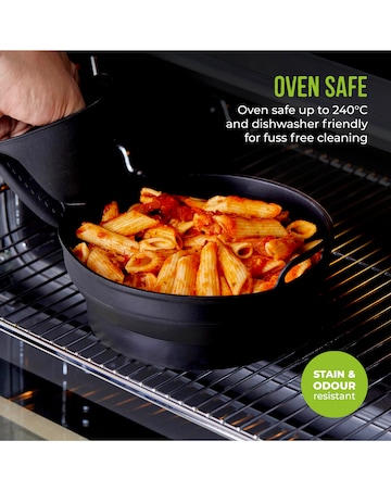 Tower Set of 2 Round Foldable Air Fryer Trays