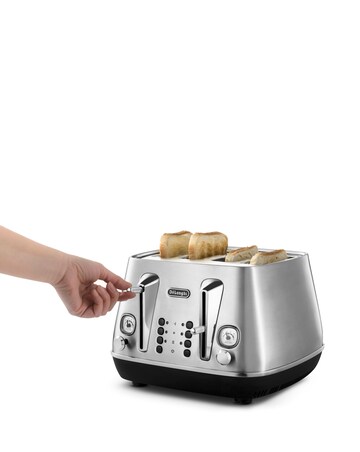 De'Longhi CTI4003.M Distinta X 4 Slice Stainless Steel Toaster
