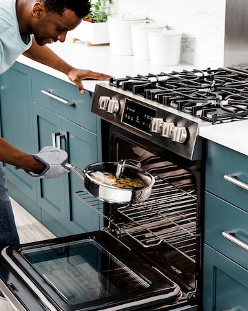 Ninja Foodi ZEROSTICK Stainless Steel 5-Piece Pan Set