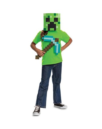 Minecraft Pickaxe & Mask Set