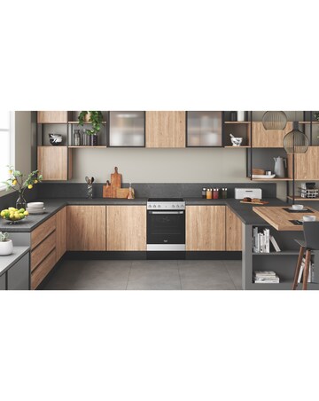 Hotpoint HS67V5KHX/UK Single Electric Cooker