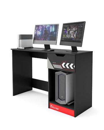 Octane Gaming Desk with Drawer - Red