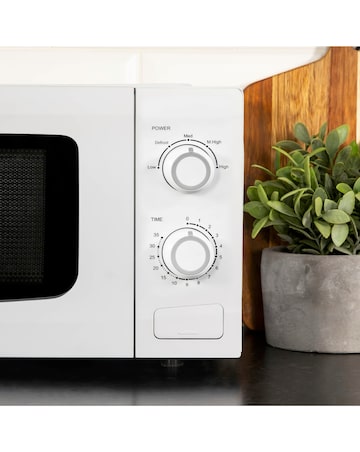 Abode 20L White Manual Microwave