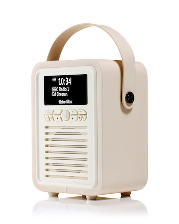 VQ Retro Mini DAB Radio - Cream