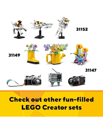 LEGO Creator 3in1 Retro Roller Skate & Toy Skateboard 31148