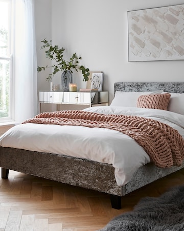 Hayden Crushed Velvet Bed Frame