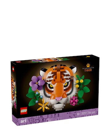 LEGO Art The Fauna Collection Tiger, New Home Housewarming Gift 31217