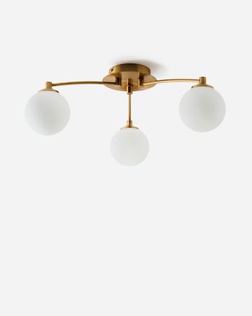 3 Glass Shades Ceiling Light