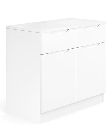 Sorrento Ready Assembled High Gloss Small Sideboard
