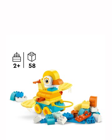 LEGO DUPLO Town 3in1 Animals on Wheels Building Toy for Imaginative Play 10448