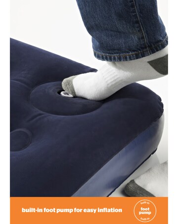 Silentnight Deluxe Airbed with Footpump - Single