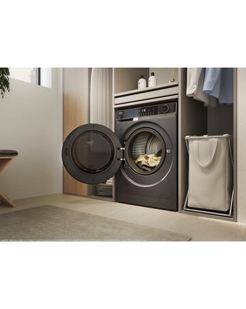 Haier HWD100BP16357GUK 10/6kg Washer Dryer Graphite