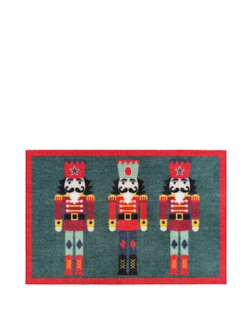 My Mat Nylon Indoor Pattern Christmas Nutcracker Doormat