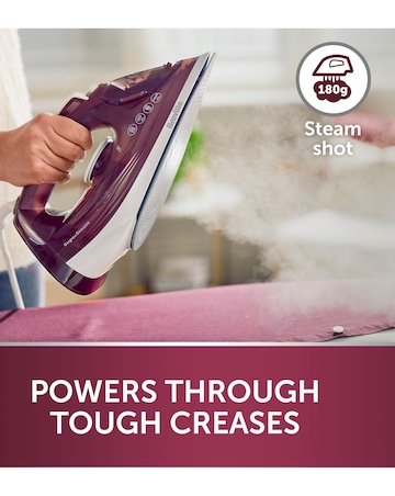 Breville Super Steam Ceramic Iron - Wine