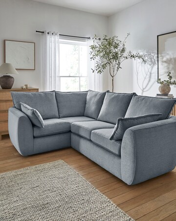 Finch Chenille Left Hand Corner Sofa