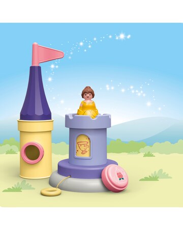 PLAYMOBIL 71458 Junior & Disney: Belle's Play Tower with Sound