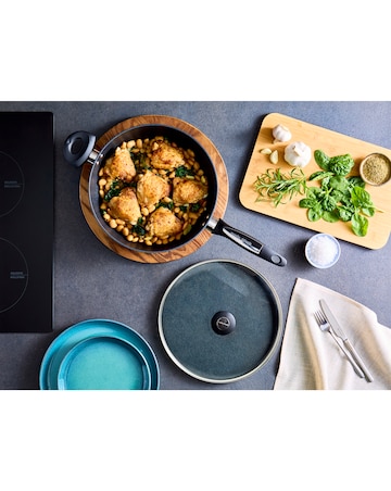 Morphy Richards Forged Aluminium Saute Pan with Lid