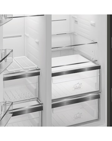 Hotpoint HPG26592XP4UKWR Dual No Frost American Fridge Freezer - Silver