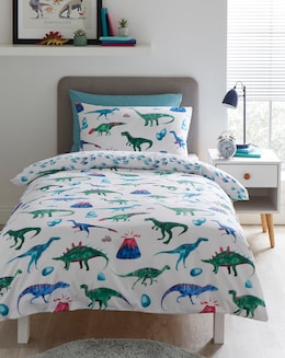 Dino &amp; Volcano's Reversible Duvet Set
