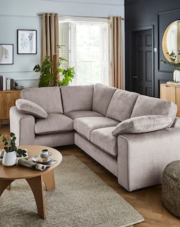 Hunter Chenille Left Hand Corner Sofa