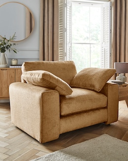 Hunter Chenille Snuggler Chair