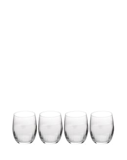 Mikasa Treviso Set of 4 Stemless Wine Glasses