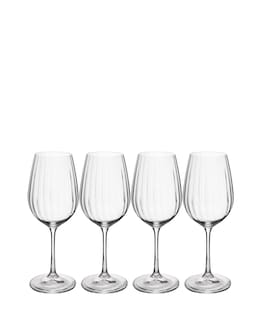 Mikasa Treviso Set of 4 White Wine Glasses