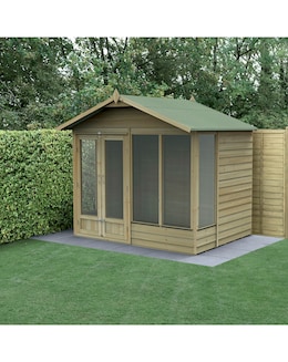 4LIFE Apex Summerhouse 8x6 - Double Door - 4 Window (Home Delivery)
