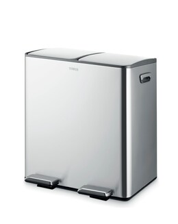 Tower 40L Recycling Pedal Bin Silver