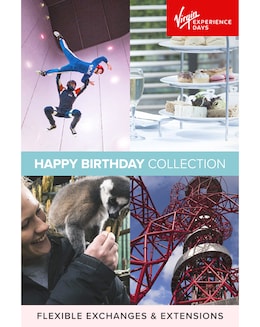 Happy Birthday Collection E-Voucher - Over 120 Experiences to Choose From