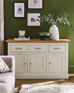 Julipa Ashford 3 Door 3 Drawer Sideboard