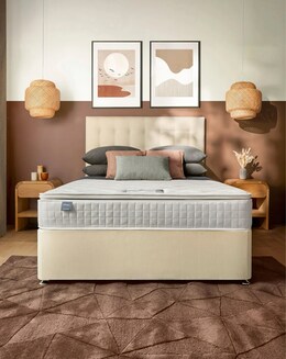 Silentnight 1000 Pocket Pillowtop Memory Divan Set with 4 Drawers