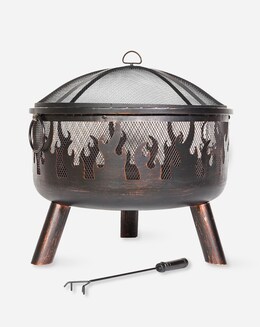 La Hacienda Wildfire Deep Bowl Firepit