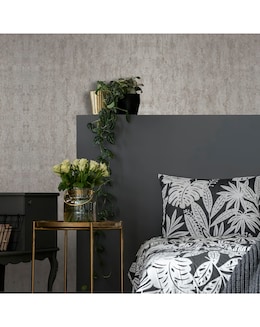 Gold Molten Crushed Velvet Textured Metallic Wallpaper