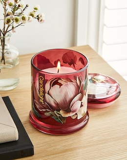 Peony &amp; Water Lily Jar Lidded Candle