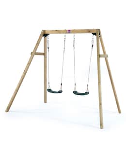 Plum Wooden Double Swing