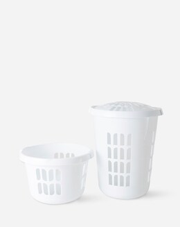 Wham Laundry Deluxe Round Laundry Bucket &amp; Basket Set
