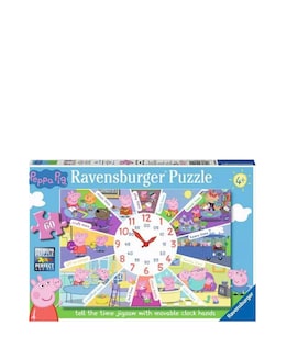 Ravensburger Peppa Pig Clock 60 Piece Jigsaw Puzzle
