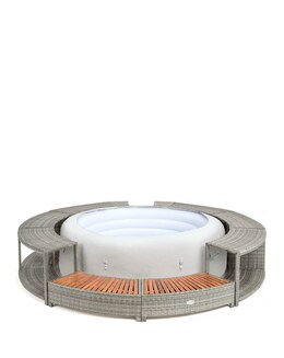 Lay-Z-Spa 180cm Round Rattan Hot Tub Surround