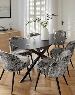 Brock Dining Table with 6 Savannah Chairs